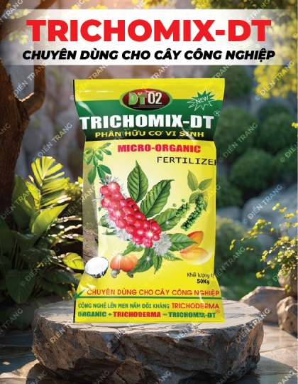 PG021. PHÂN HỮU CƠ TRICHOMIX-DT CÂY CÔNG NGHIỆP 50KG
