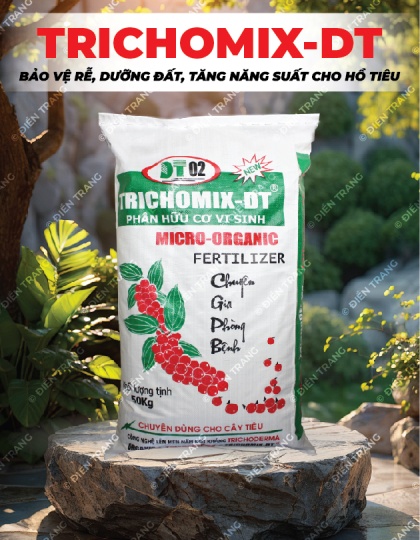 PG023. PHÂN HỮU CƠ TRICHOMIX-DT TIÊU (TRẮNG) 1 50KG