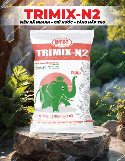 PG081. PHÂN HỮU CƠ TRIMIX N2 VIÊN TRICHO NỞ 25KG